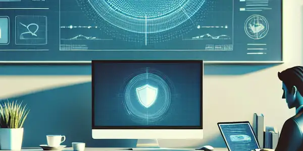 A serene office scene with a person using a laptop, symbolizing safe exploration of adult entertainment resources.<a href=