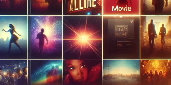 A modern digital interface for "Movie Alley," showcasing colorful thumbnails for adult and Japanese AV films.